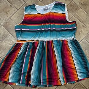 Grateful Dead Multicolor Striped Garment